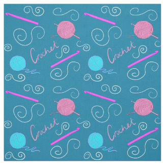 かぎ針模様 ファブリック