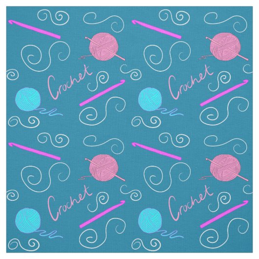 かぎ針模様 ファブリック (見本)