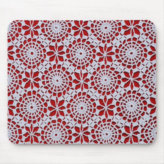 かぎ針編みのデザイン マウスパッド (正面)