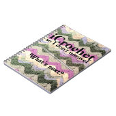 かぎ針編みのプロジェクトのノート ノートブック (左側)