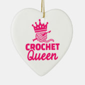 かぎ針編みの女王 セラミックオーナメント (右)