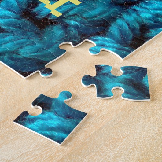 かぎ針編みの常習者Part2の二重かぎ針編み ジグソーパズル (側面)