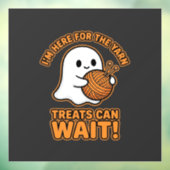 かぎ針編みの幽霊の毛糸のハロウィンデザイン ウィンドウサイン (シート3)