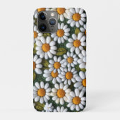 かぎ針編みの白いデイジー 春の野花 Case-Mate iPhoneケース (裏)
