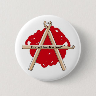 かぎ針編みの解放の前部 缶バッジ