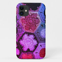 かぎ針編みの電話箱