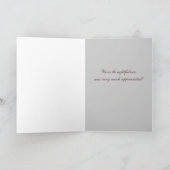 かぎ針編みのdoilyは感謝していしています サンキューカード (内部)