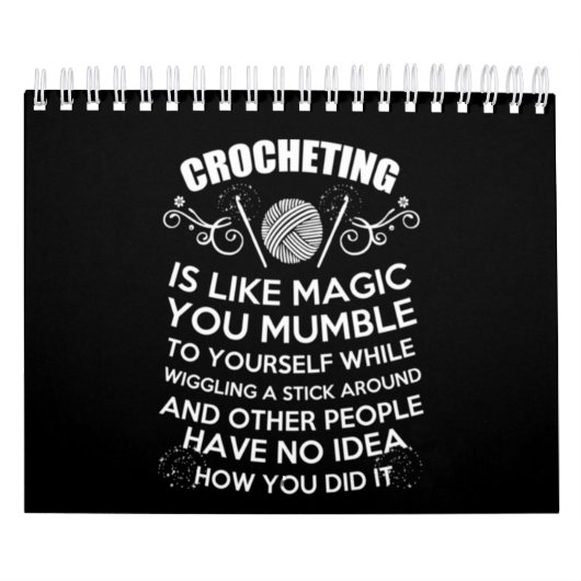かぎ針編みはミャミャ魔法のよう カレンダー (カバー)