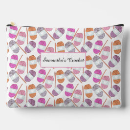 かぎ針編みクラフトヤーン アクセサリーポーチ