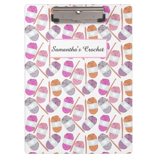 かぎ針編みクラフトヤーン クリップボード (正面)