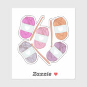 かぎ針編みクラフトヤーン シール (シート)