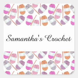 かぎ針編みクラフトヤーン スクエアシール