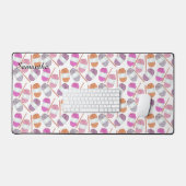 かぎ針編みクラフトヤーン デスクマット (キーボード&マウス)