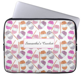 かぎ針編みクラフトヤーン ラップトップスリーブ