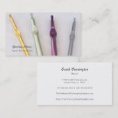 かぎ針編みホックの写真のカスタマイズ可能な名刺 名刺 (正面/裏面)