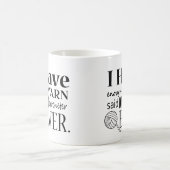 かぎ針編みヤーンの蓄積者 • 技術 コーヒーマグカップ (中央)