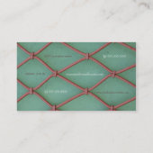 かぎ針編みワイヤー-名刺 名刺 (裏面)