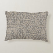 かぎ針編み刺繍作品 アクセントクッション (裏面)