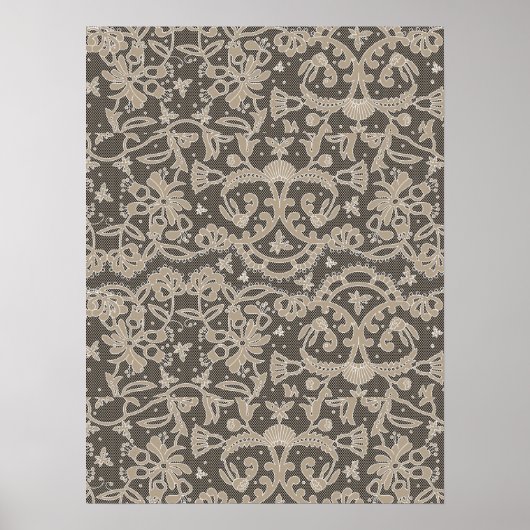 かぎ針編み刺繍作品 ポスター (正面)