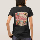 かぎ針編み好きTシャツ | かわいいかぎ針編みの女性へのギフト Tシャツ (裏面)