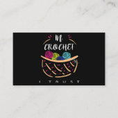 かぎ針編み愛好者|カラーかぎ針編み 名刺 (正面)