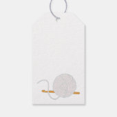 かぎ針編み手作り糸 ギフトタグ (裏面)