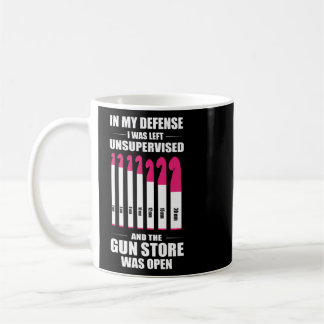 かぎ針編み私は私の防衛で離れありなかった コーヒーマグカップ