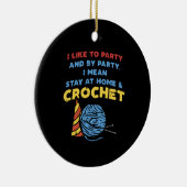 かぎ針編み糸 セラミックオーナメント (右)