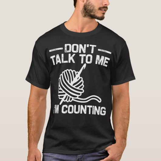 かぎ針編み おもしろ グッズ Tシャツ (正面)