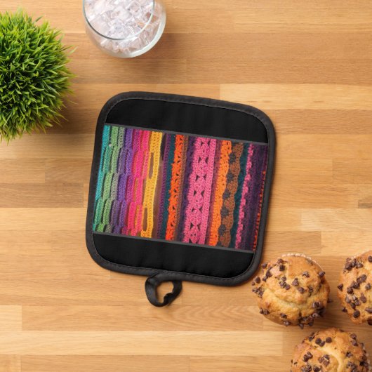 かぎ針編み！キッチンクイーンのために！ 鍋敷き (トップダウン)