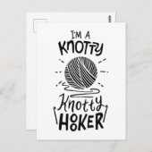 かぎ針編み ポストカード (正面/裏面)