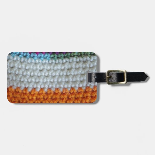 かぎ針編み ラゲッジタグ (正面横)