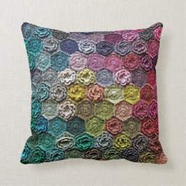 かぎ針編みno2のフリースのクッション クッション