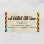 かぎ針縫い糸クラフトショー 名刺 (裏面)