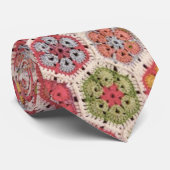 かぎ針花で結ぶ ネクタイ (ロール)