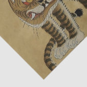 かくれている虎の民画とカササギ 薄葉紙 (詳細)