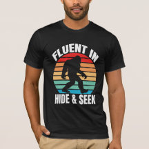 かくれんぼに強すぎるビッグフットTシャツ