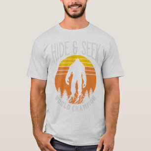 かくれんぼの世界のチャンピオンビッグフット Tシャツ