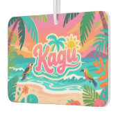 かぐ空気清浄機 カーエアーフレッシュナー (左)