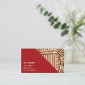 かごのクローズアップ 名刺 (スタンド正面)