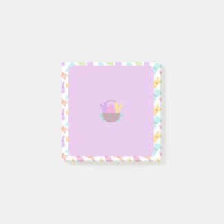 かごの中をピッと覗く ポストイット