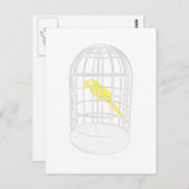 かごの鳥 ポストカード (正面/裏面)