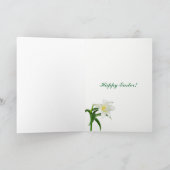 かご感動的に入ったイースター卵 シーズンカード (内部)