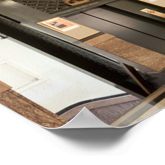 かご昇降機 ポスター (角)