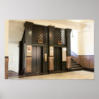 かご昇降機 ポスター