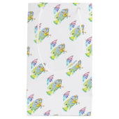 かさの付いた釣り魚 スモールペーパーバッグ (正面)