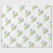 かさの付いた釣り魚 ラッピングペーパー (フラット)