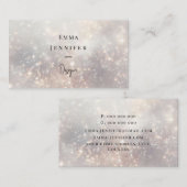 かすかな優しいグリッターの背景 名刺 (正面/裏面)