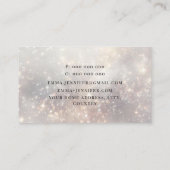 かすかな優しいグリッターの背景 名刺 (裏面)