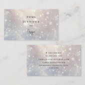 かすかな優しいグリッターの背景 名刺 (正面/裏面)